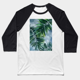 Palm Leaves Illustration  2 Baseball T-Shirt